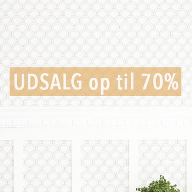 UDSALG op til 70%