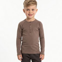Alban bluse - Bison
