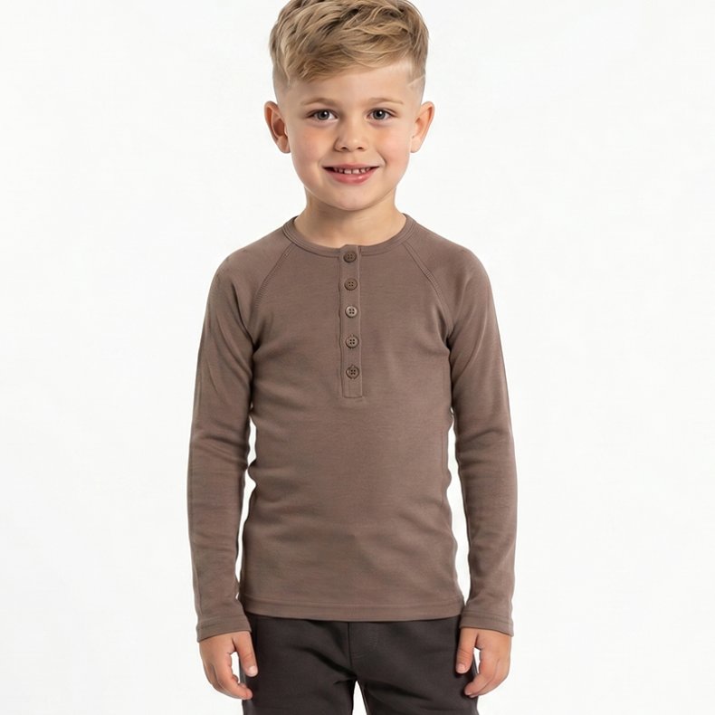 Alban bluse - Bison