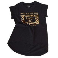 Aline top - Enjoy life black