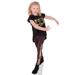 Aline top - Enjoy life black