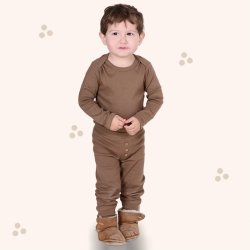 Alvar baby bukser - Bison