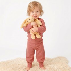 Anna baby bukser - Old rose