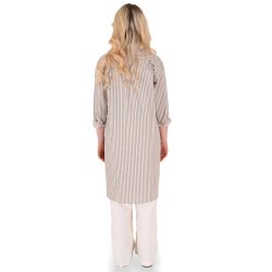 Annelise skjorte - Cream &amp; Ebony