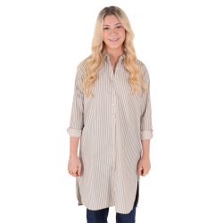 Annelise skjorte - Cream &amp; Ebony