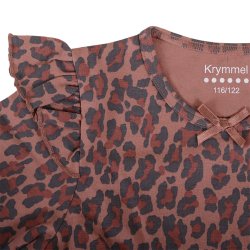 Anni bluse - Leopard Rose