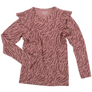 Anni bluse - Zebra Rose