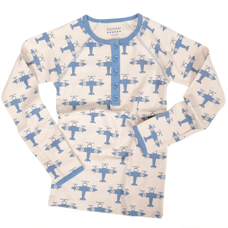 Aslan bluse - Boble Blue