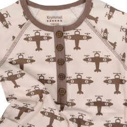 Aslan bluse - Bison &amp; Sandshell