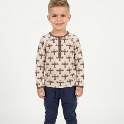 Aslan bluse - Bison &amp; Sandshell