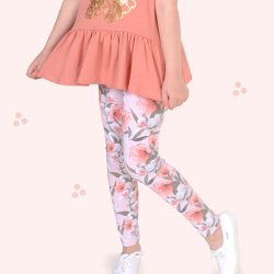 iris Leggings - Rose