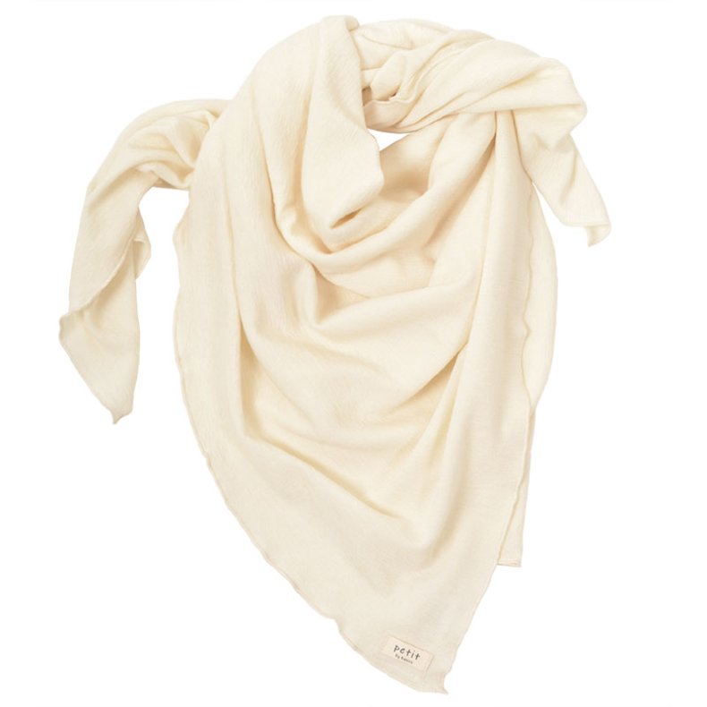 Babyt�ppe Merinould - R�hvid