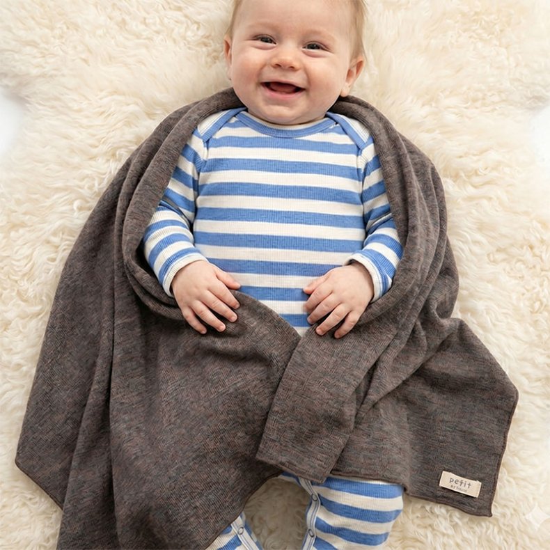 Babyt�ppe Merinould - Earth melange