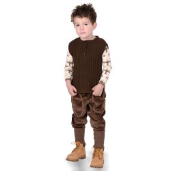 Balo Velour Bukser - Bison