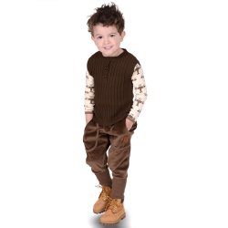 Balo Velour Bukser - Bison