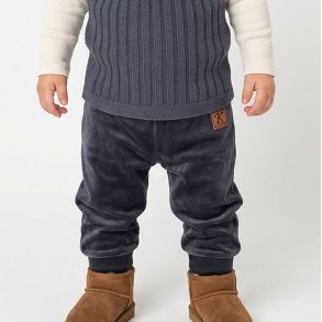 Bonbon baby bukser - Ebony