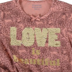 Carla kjole - Flower Rose