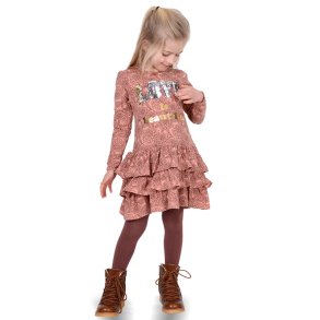 Carla kjole - Flower Rose