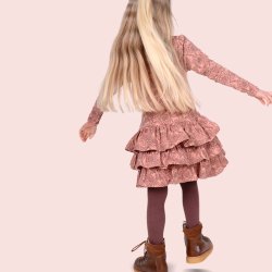 Carla kjole - Flower Rose