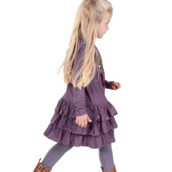 Caroll kjole - Black Plum