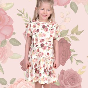 Cassandra kjole - Antique Rose