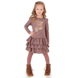  Caroll kjole - Leopard rose