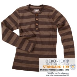 Chess bluse - Coffee &amp; Bison