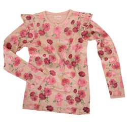 Cilla bluse - Mahogany Rose