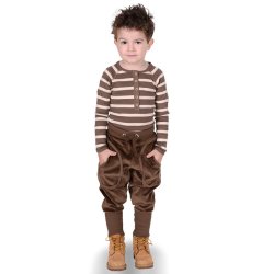 Doby bluse - Bison &amp; Sandshell