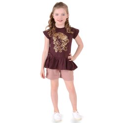 Enya shorts - Shadow rose