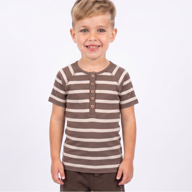 Eskild T-shirt - Bison &amp; sandshell