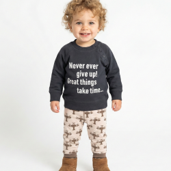 Habo baby bluse - Almost black