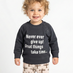 Habo baby bluse - Almost black