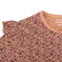 Herdis bluse - Camel flower