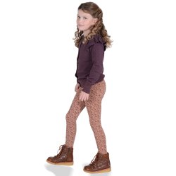 Henne Leggings - Camel flower