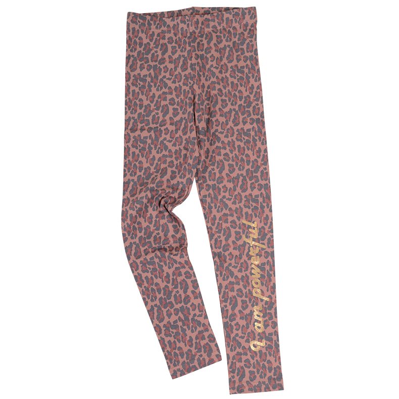 Jessica Leggings - Leopard Rose