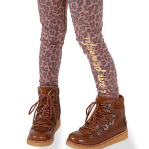 Jessica Leggings - Leopard Rose