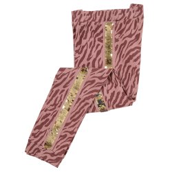 Julle leggings - Zebra Rose