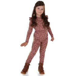 Julle leggings - Zebra Rose