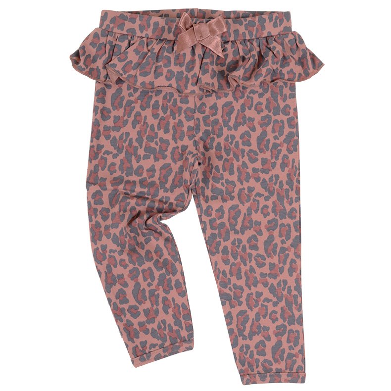 Lise baby leggings - Leopard Rose