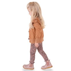 Lise baby leggings - Leopard Rose