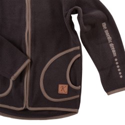 Mali fleece - Coffee/Bison