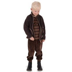 Mali fleece - Coffee/Bison