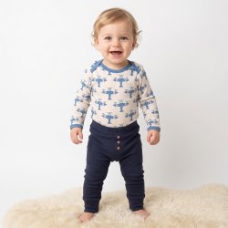Mathias baby bukser - Dark Navy