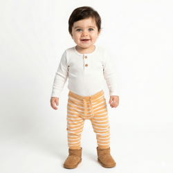 Muuba baby bukser - Pale mustard