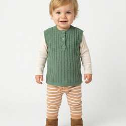 Muuba baby bukser - Pale mustard