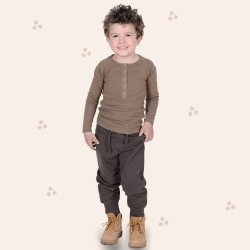 Obi sweatbukser - Coffee