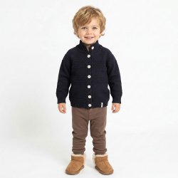 Paw cardigan - Black
