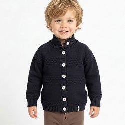 Paw cardigan - Black
