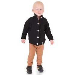 Paw cardigan - Black